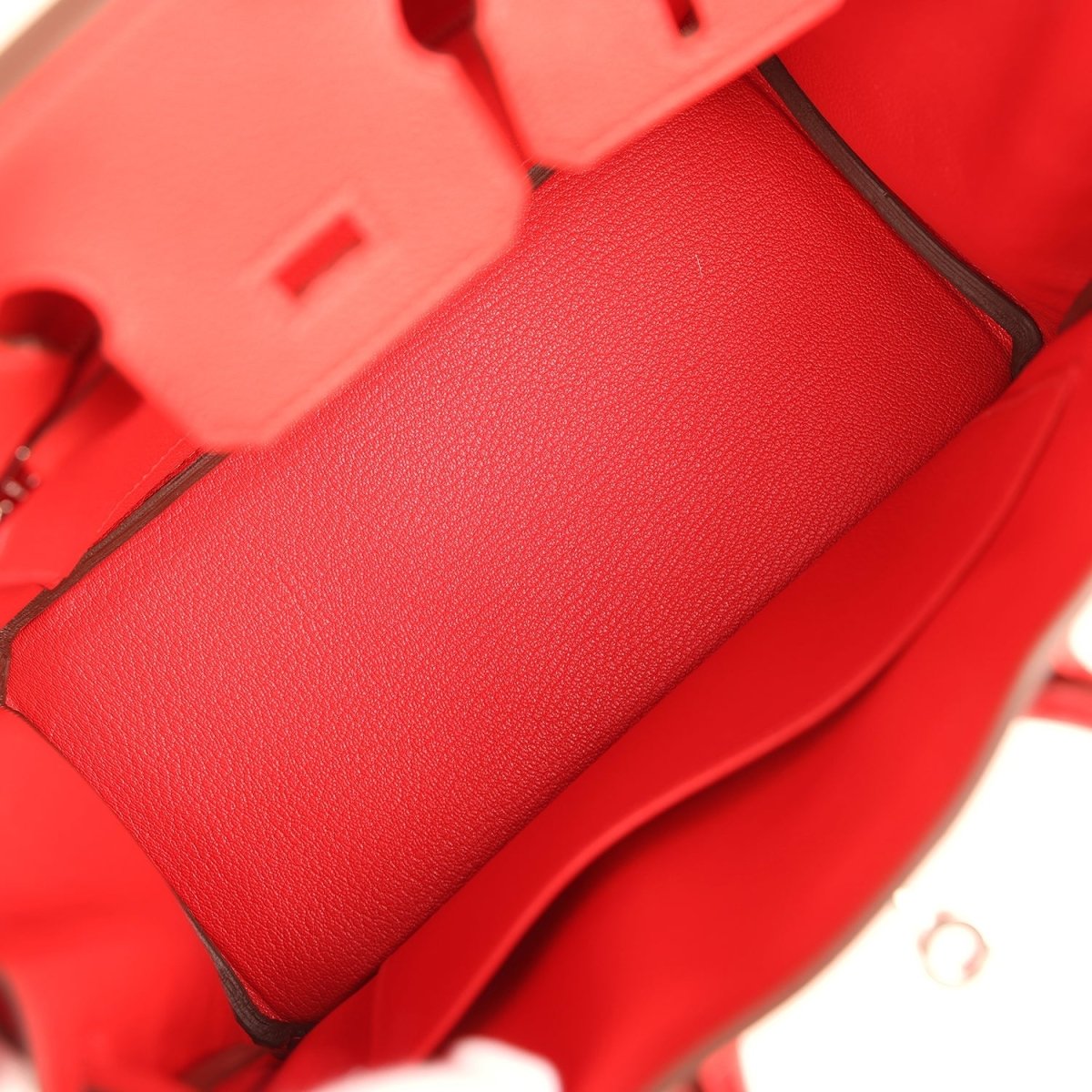 Hermes Birkin 25 Handbag Rouge de Coeur Togo Palladium Hardware - NEESTRA