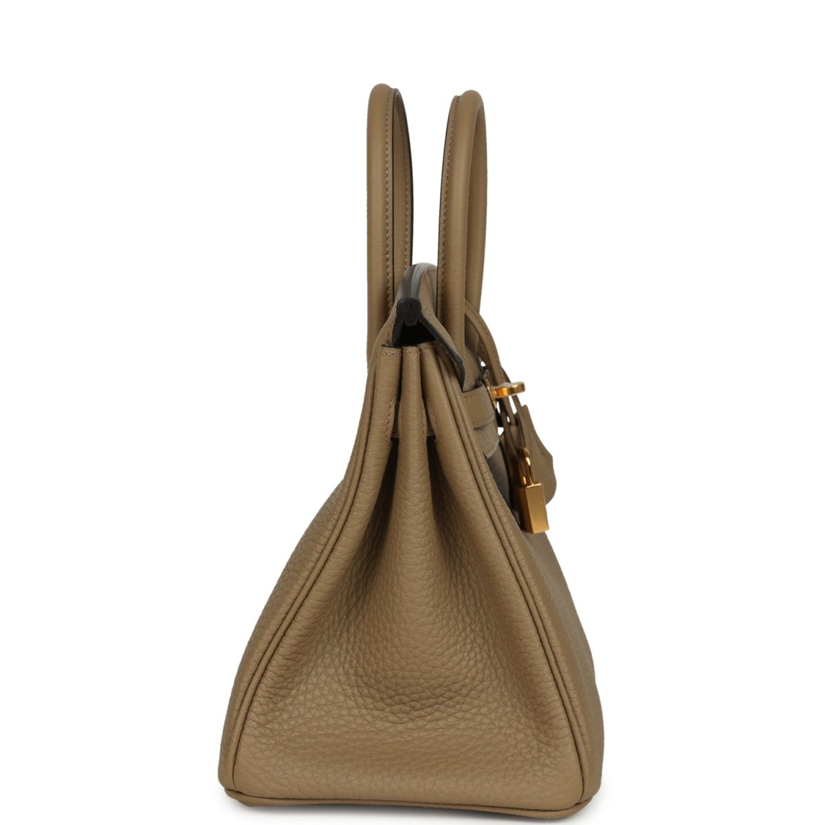 Hermes Birkin 25 Handbag Togo Leather Beige Marfa Gold Hardware - NEESTRA