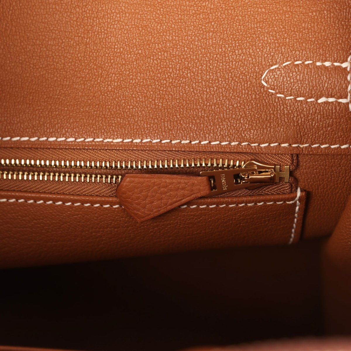 Hermes Birkin 25 Handbag Togo Leather Gold Hardware - NEESTRA