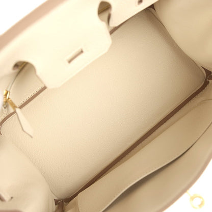 Hermès Birkin 25 Handbag Togo Leather Gold Hardware Craie - NEESTRA