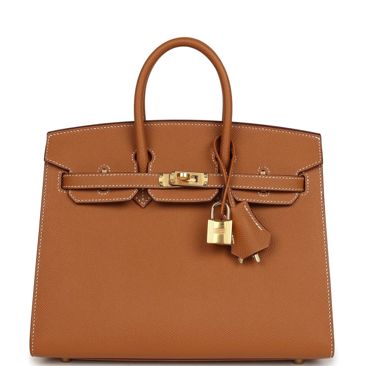 Hermes Birkin Sellier 25 Handbag Epsom Leather Gold Hardware - NEESTRA