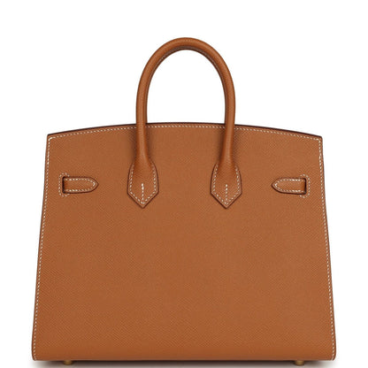 Hermes Birkin Sellier 25 Handbag Epsom Leather Gold Hardware - NEESTRA
