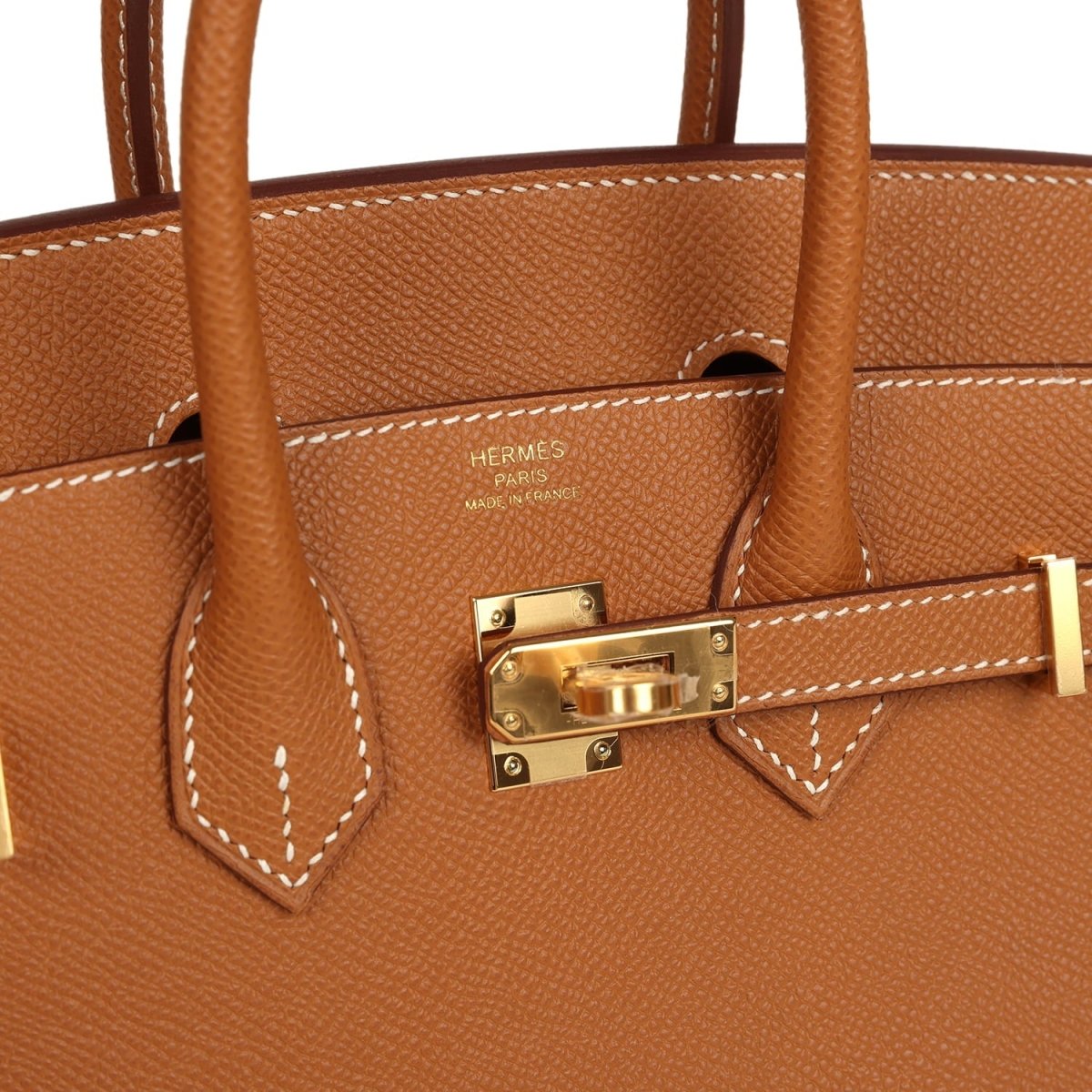 Hermes Birkin Sellier 25 Handbag Epsom Leather Gold Hardware - NEESTRA