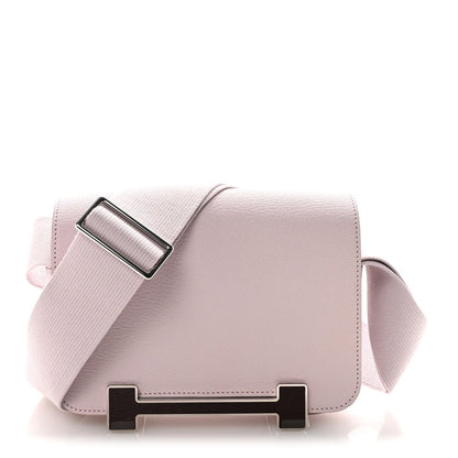 Hermès Chevre Mysore Bicolor Geta Messenger Bag Mauve Pale - NEESTRA