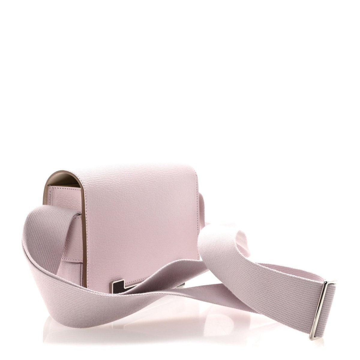 Hermès Chevre Mysore Bicolor Geta Messenger Bag Mauve Pale - NEESTRA