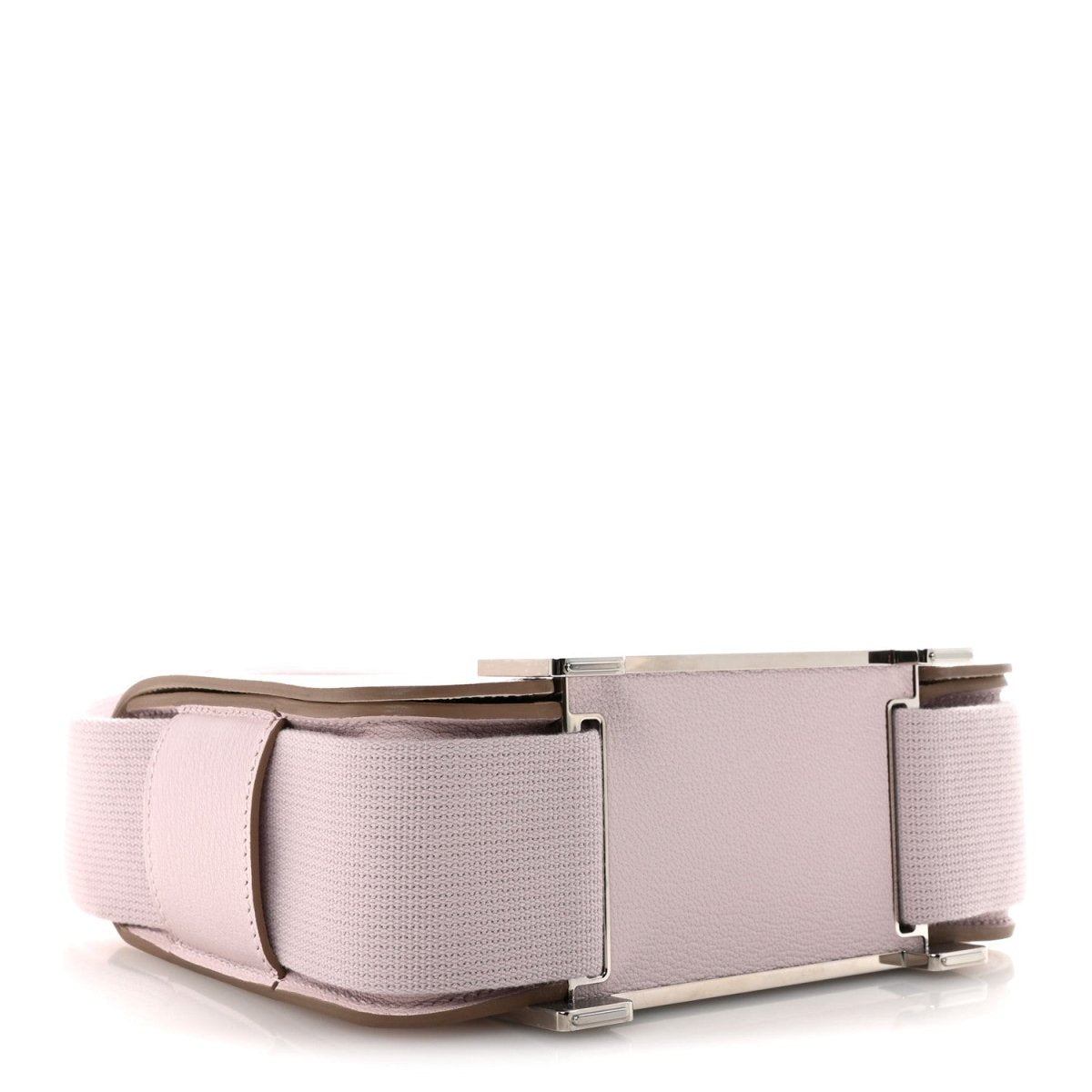 Hermès Chevre Mysore Bicolor Geta Messenger Bag Mauve Pale - NEESTRA