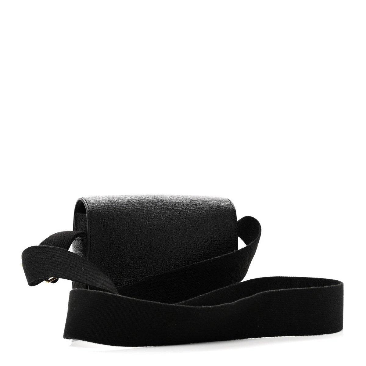 Hermes Chevre Mysore Geta Crossbody Bag Black - NEESTRA