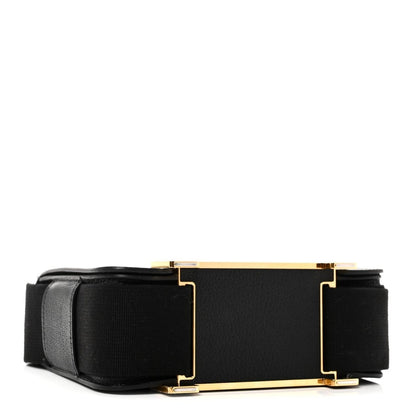 Hermes Chevre Mysore Geta Crossbody Bag Black - NEESTRA