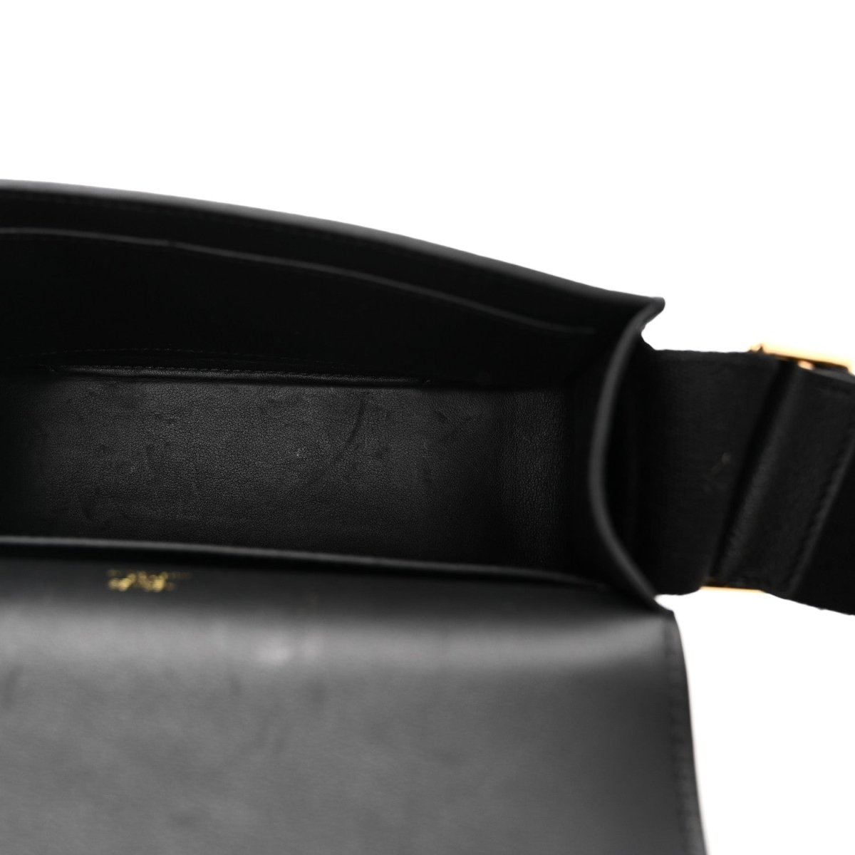 Hermes Chevre Mysore Geta Crossbody Bag Black - NEESTRA