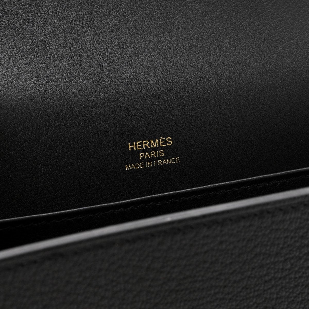 Hermes Chevre Mysore Geta Crossbody Messenger Bag Black - NEESTRA