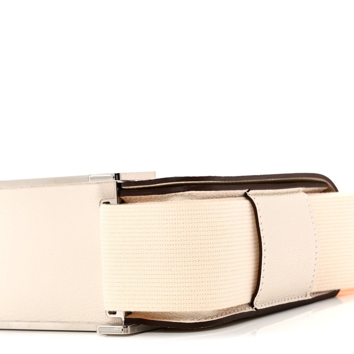 Hermes Chevre Mysore Geta Messenger Bag Nata Goatskin Leather - NEESTRA