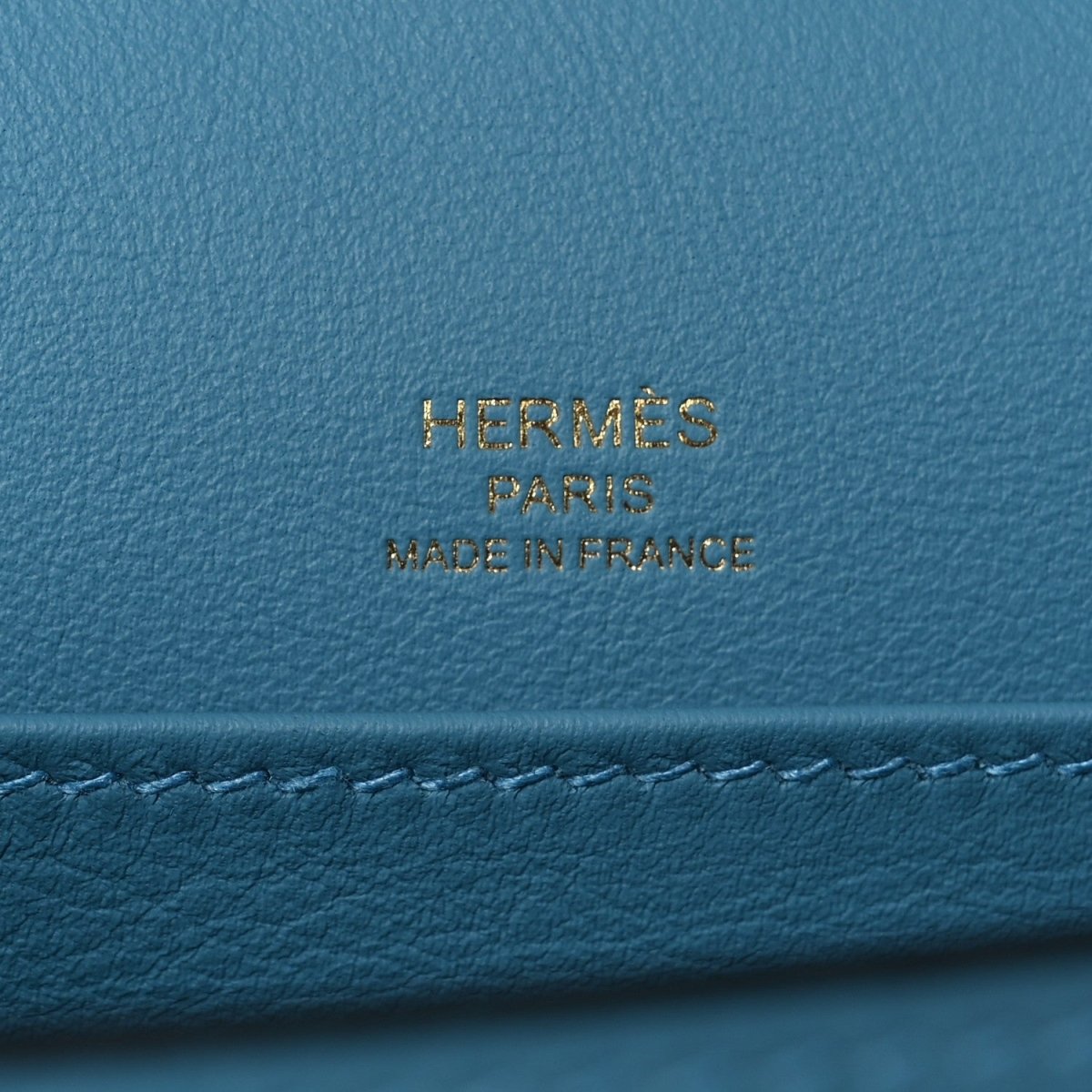 Hermes Chevre Mysore Geta New Bleu Jean Messenger Bag - NEESTRA