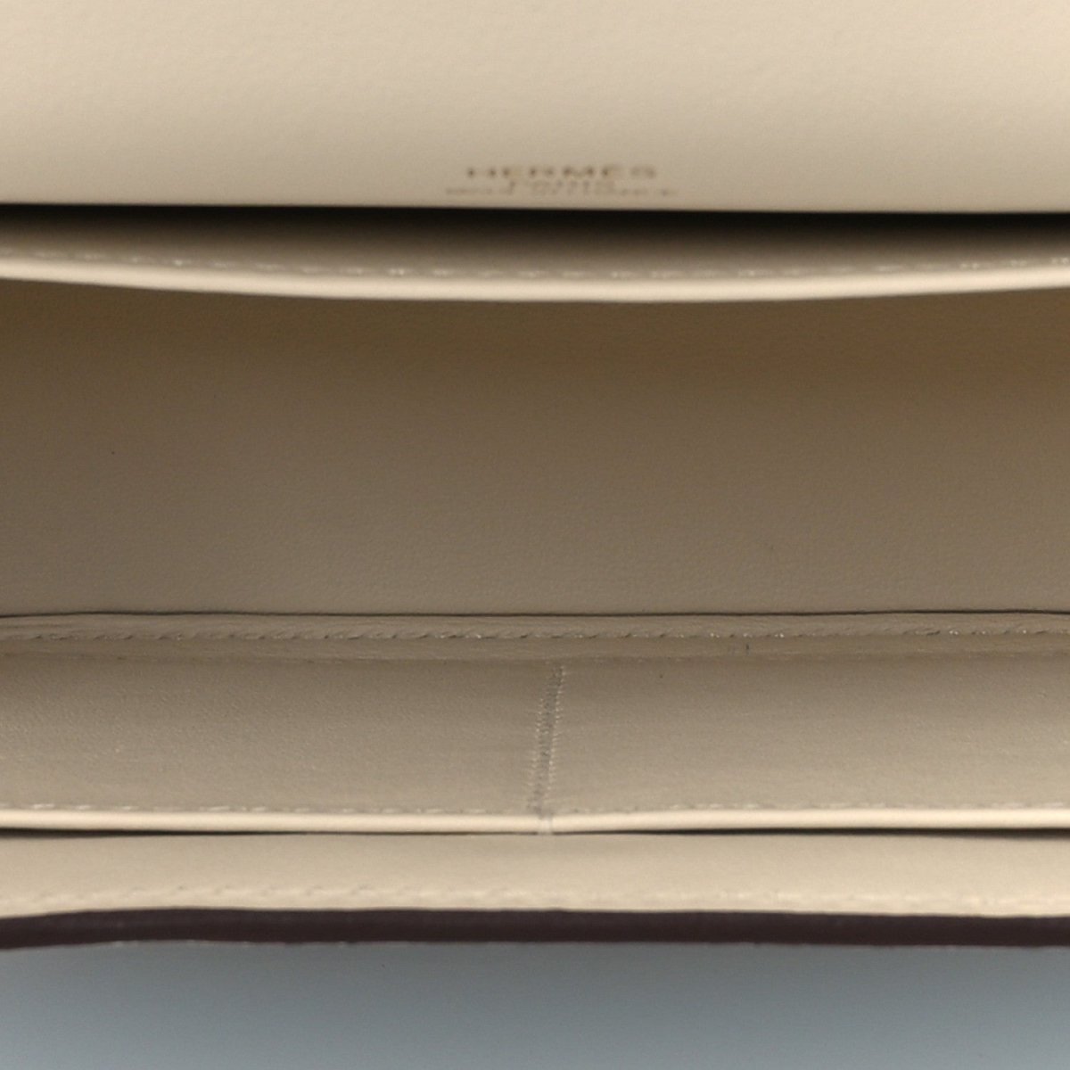 Hermes Chevre Mysore Verso Geta Leather Crossbody Bleu Brume Nata - NEESTRA
