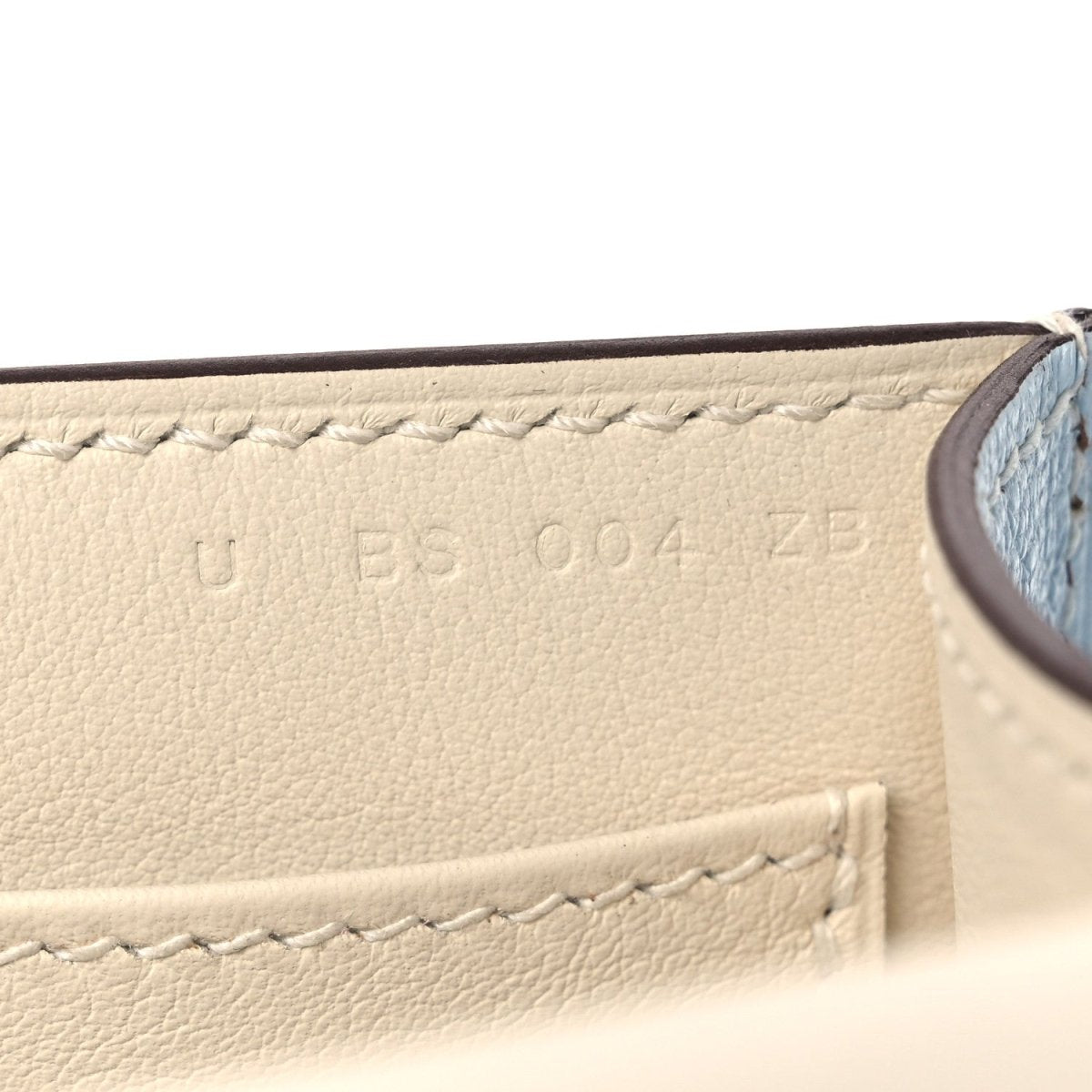 Hermes Chevre Mysore Verso Geta Leather Crossbody Bleu Brume Nata - NEESTRA