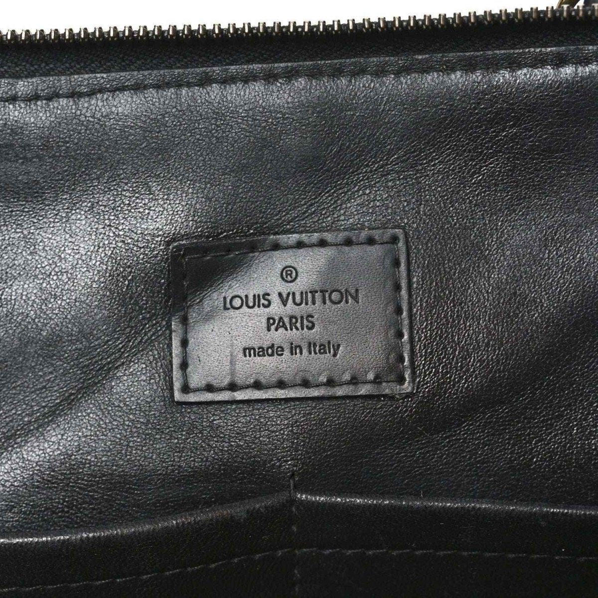 Louis Vuitton Black Lambskin Malletage Alma PM Quilted Handbag - NEESTRA