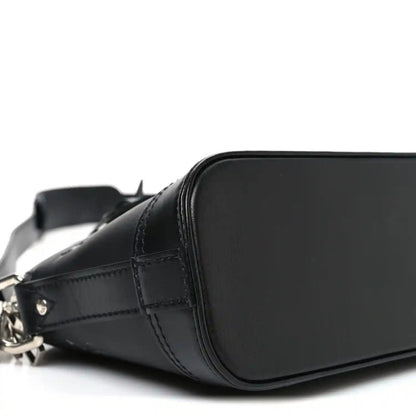 Louis Vuitton Blason Calfskin Monogram East West Alma Handbag Black - NEESTRA
