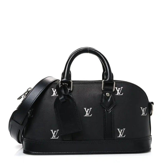 Louis Vuitton Blason Calfskin Monogram East West Alma Handbag Black - NEESTRA