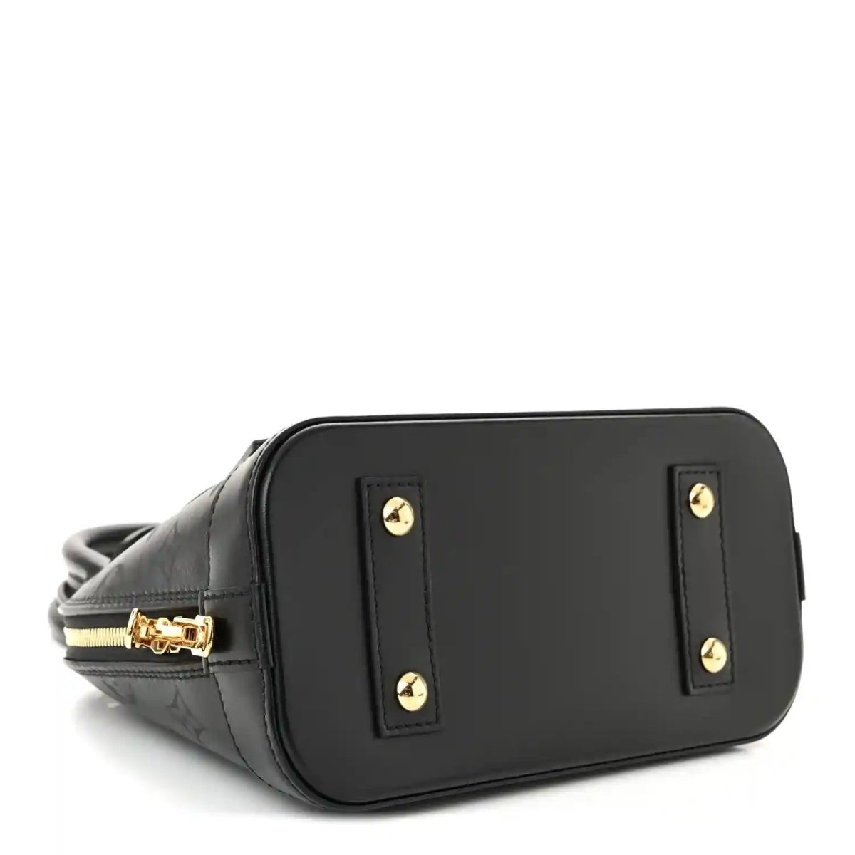 Louis Vuitton Monogram Ink Alma BB Black Embossed Calfskin Handbag - NEESTRA