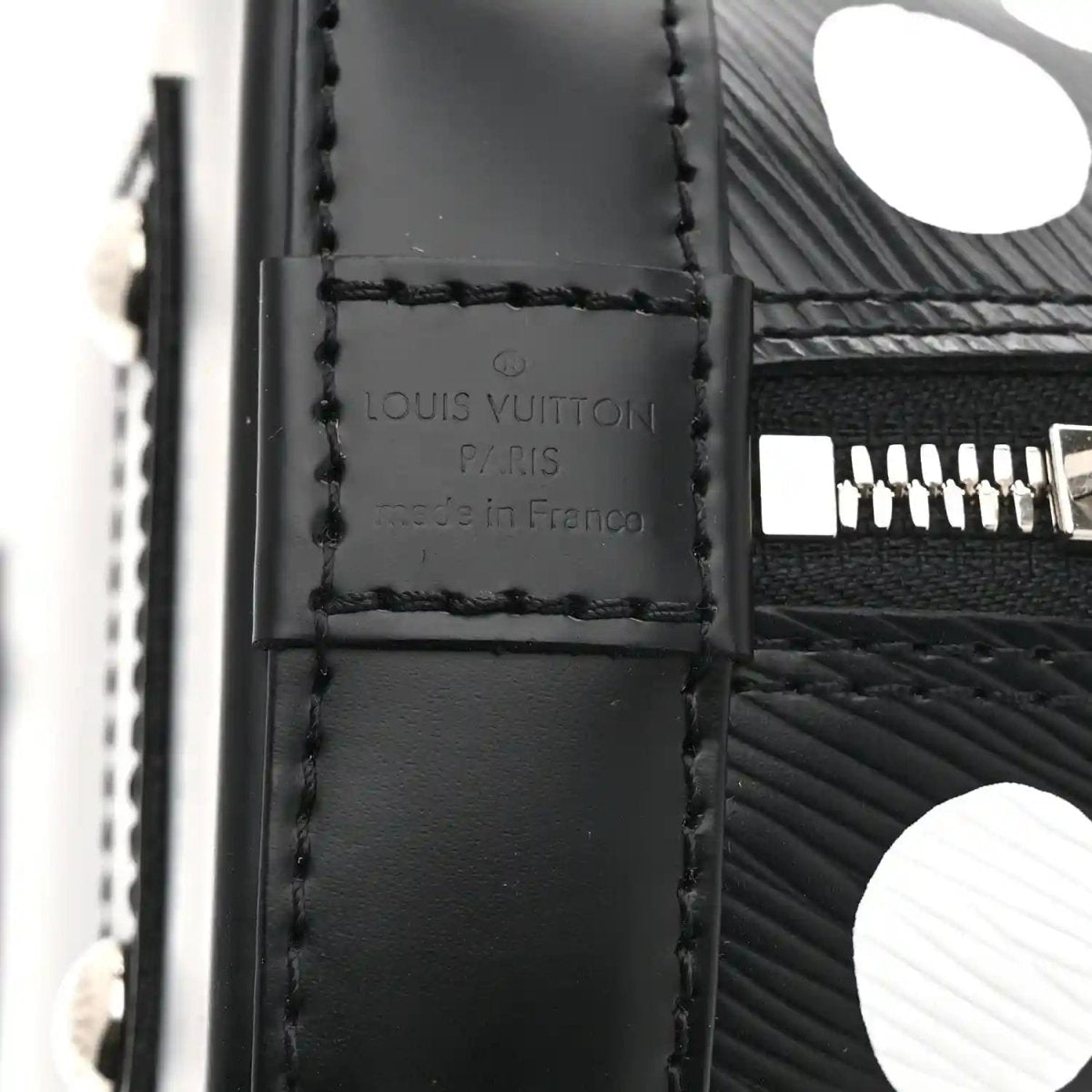 Louis Vuitton x Yayoi Kusama Epi Alma BB Black White Bag - NEESTRA