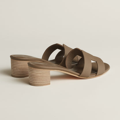 Hermès Oasis Sandal in Suede Goatskin & Mesh