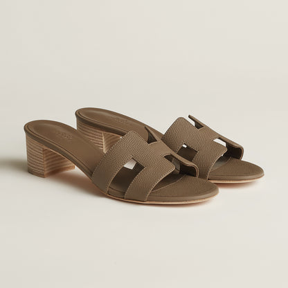 Hermès Oasis Sandal in Suede Goatskin & Mesh