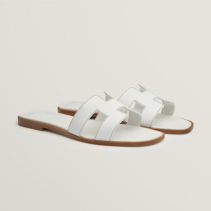 Hermès Oran Sandal in Box Calfskin Leather