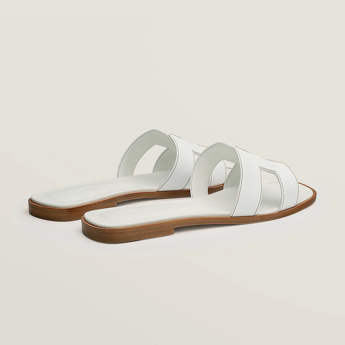 Hermès Oran Sandal in Box Calfskin Leather