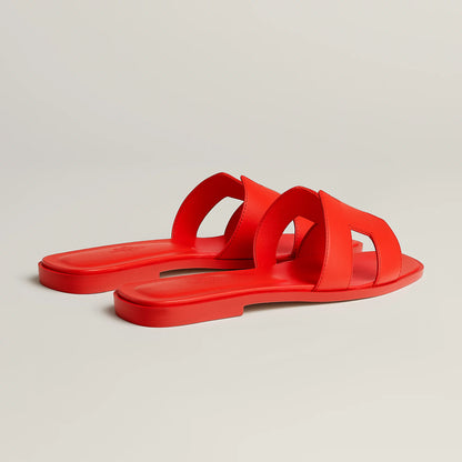 Hermès Oran Sandal in Box Calfskin Leather