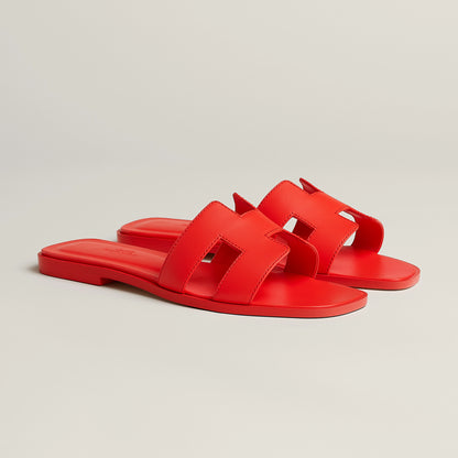 Hermès Oran Sandal in Box Calfskin Leather