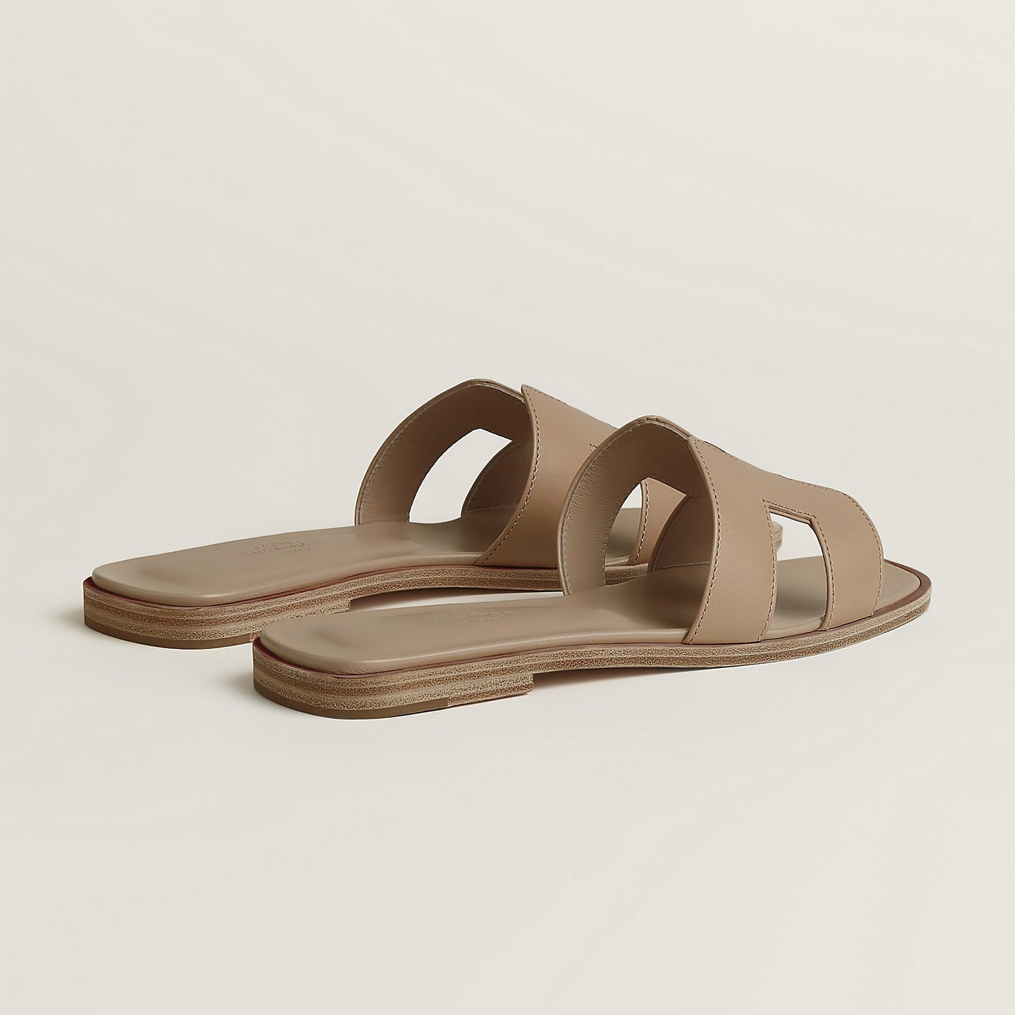 Hermès Oran Sandal in Box Calfskin Leather