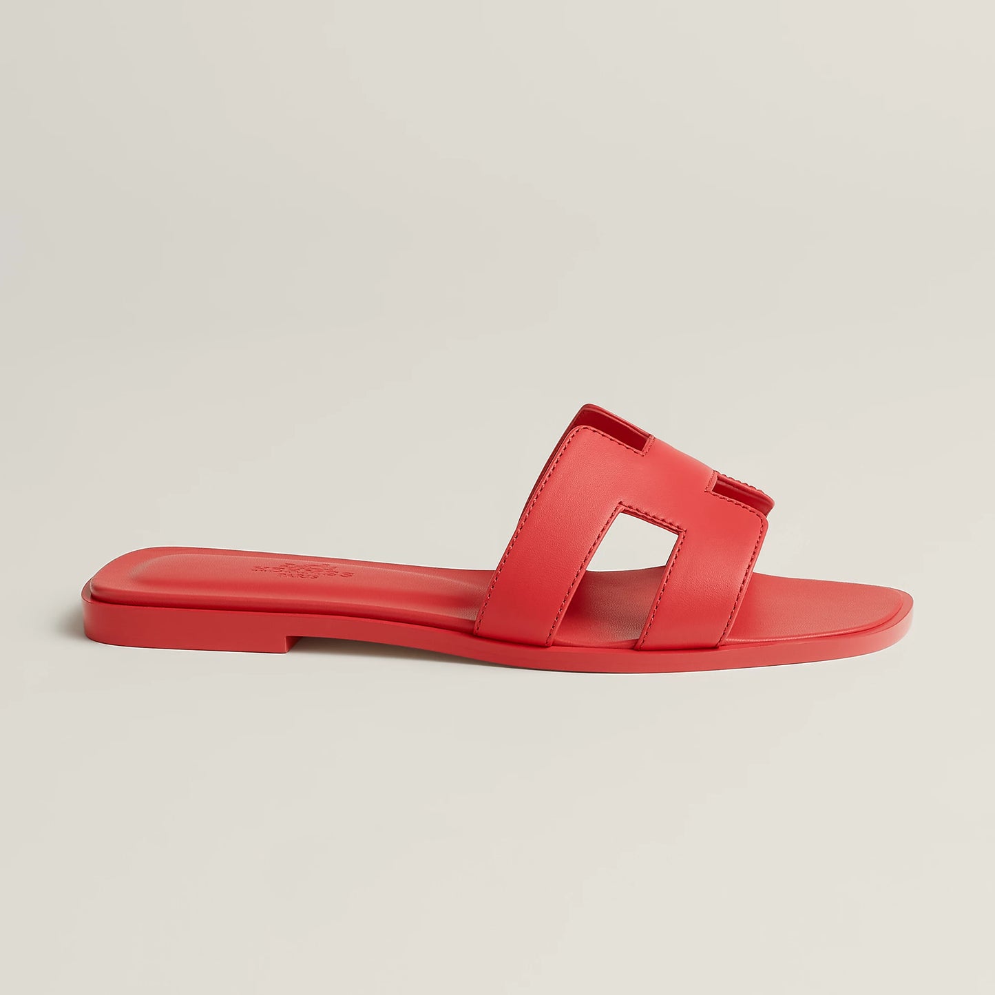 Hermès Oran Sandal in Box Calfskin Leather