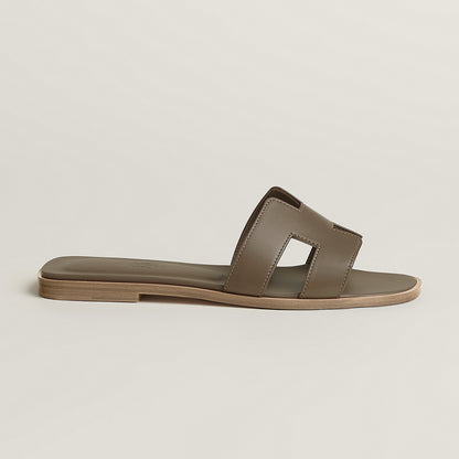 Hermès Oran Sandal in Box Calfskin Leather