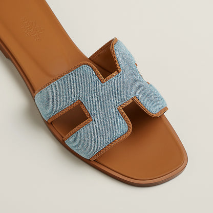 Hermès Oran Sandal in Box Calfskin Leather