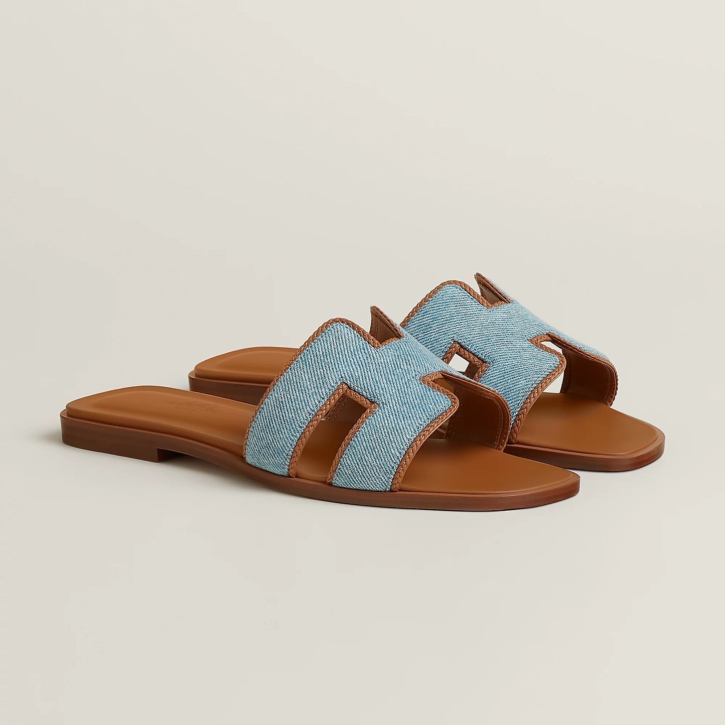 Hermès Oran Sandal in Box Calfskin Leather
