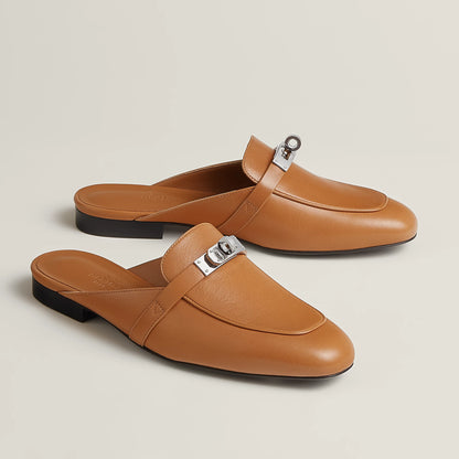 Hermès Oz Goatskin Kelly Buckle Mule