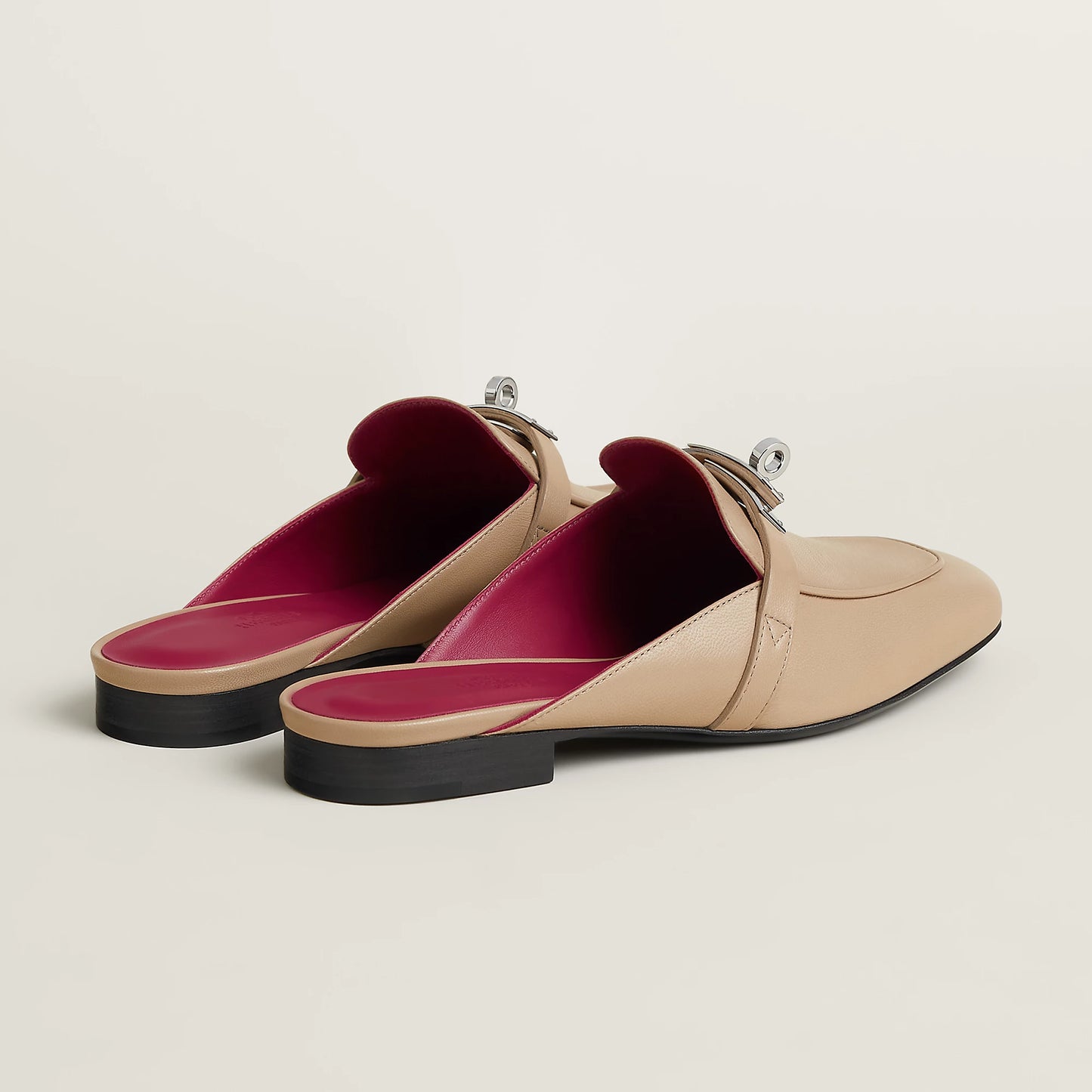 Hermès Oz Goatskin Kelly Buckle Mule