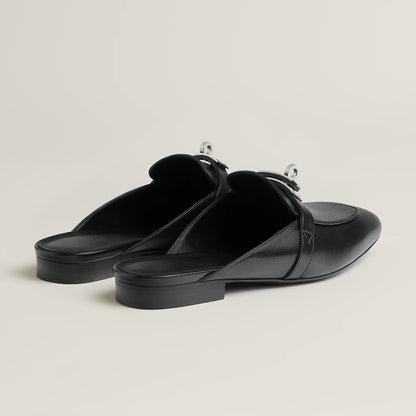Hermès Oz Goatskin Kelly Buckle Mule