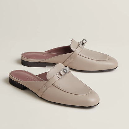Hermès Oz Goatskin Kelly Buckle Mule