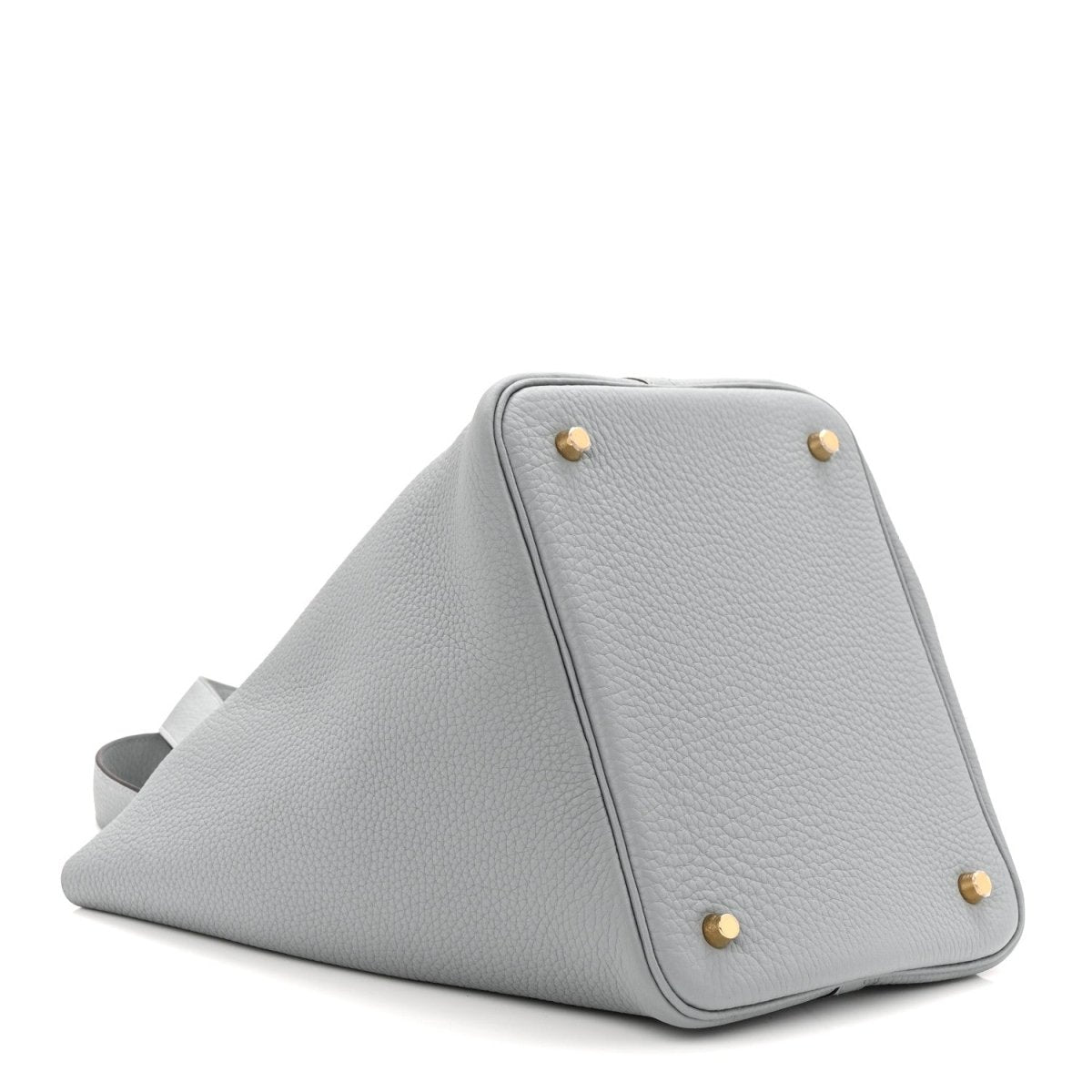 Picotin Lock 22 MM Tote Bag Clemence Calfskin Leather Gris Pantin - NEESTRA