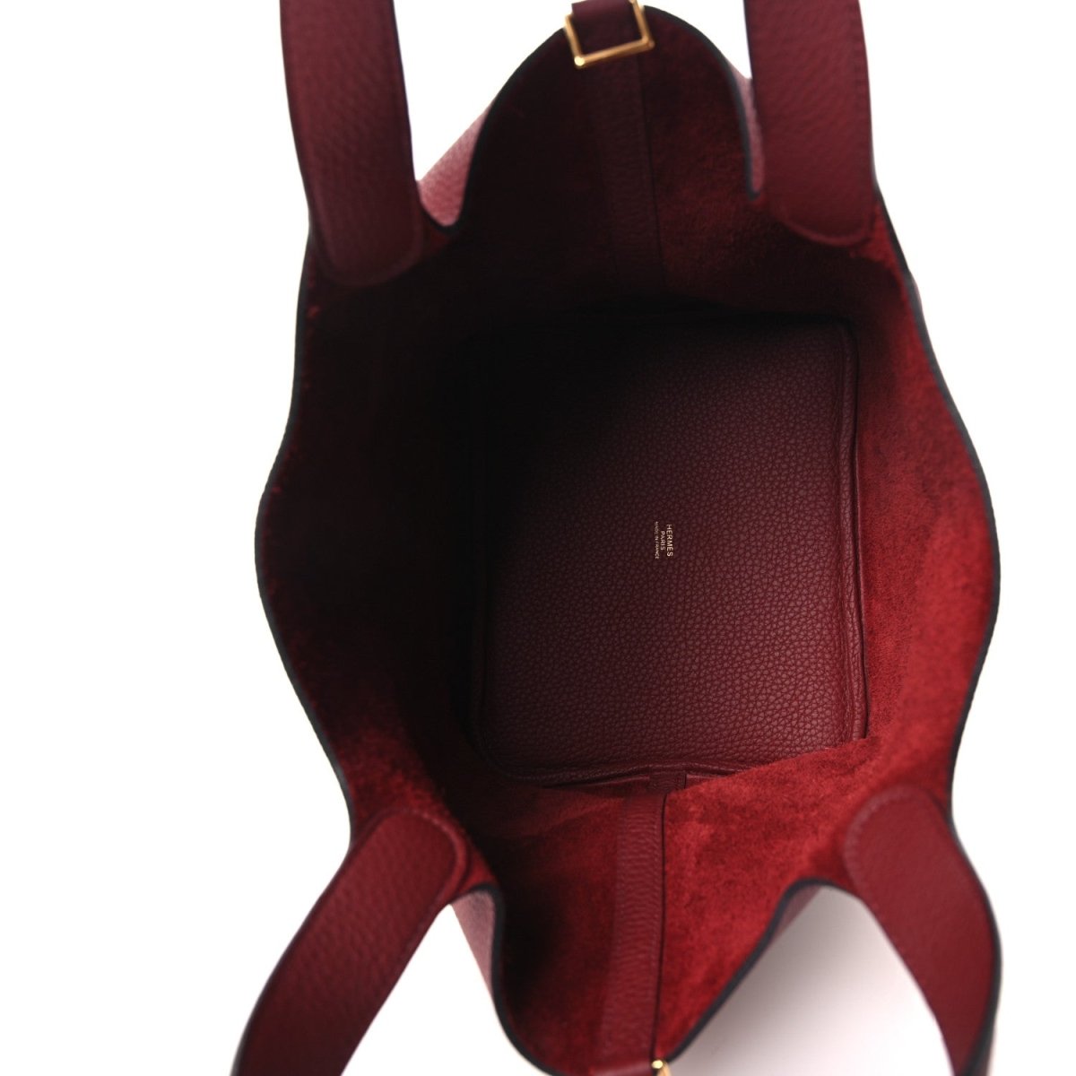 Picotin Lock 22 MM Tote Clemence Leather Rouge H - NEESTRA