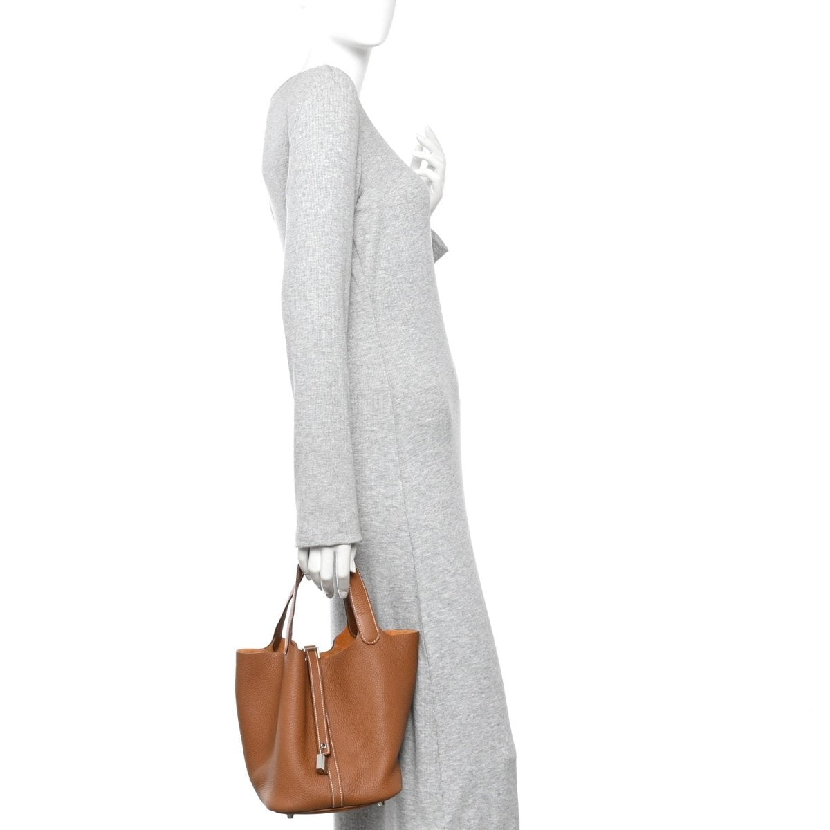 Picotin Lock Tote Bag 22MM Gold - NEESTRA