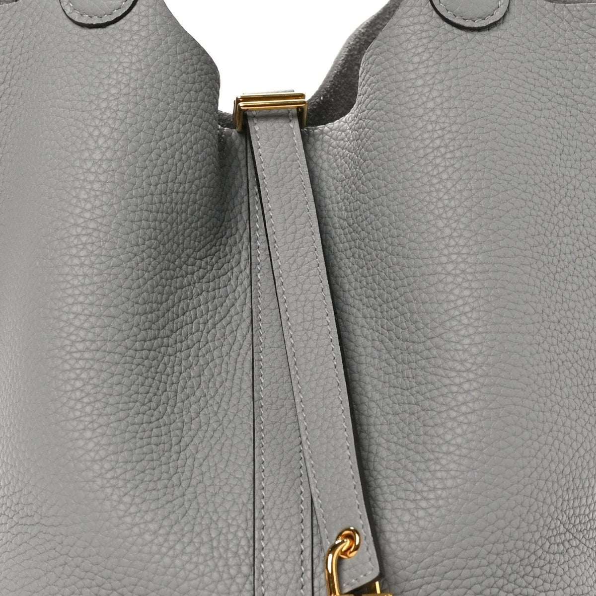 Taurillon Clemence Picotin Lock 22 MM Gris Pantin - NEESTRA