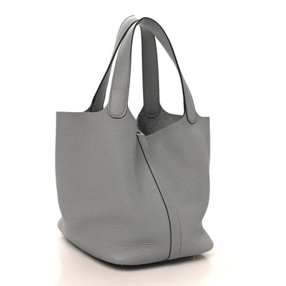 Taurillon Clemence Picotin Lock 22 MM Gris Pantin - NEESTRA