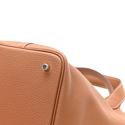 Taurillon Clemence Picotin Lock 22 MM Tote Gold - NEESTRA