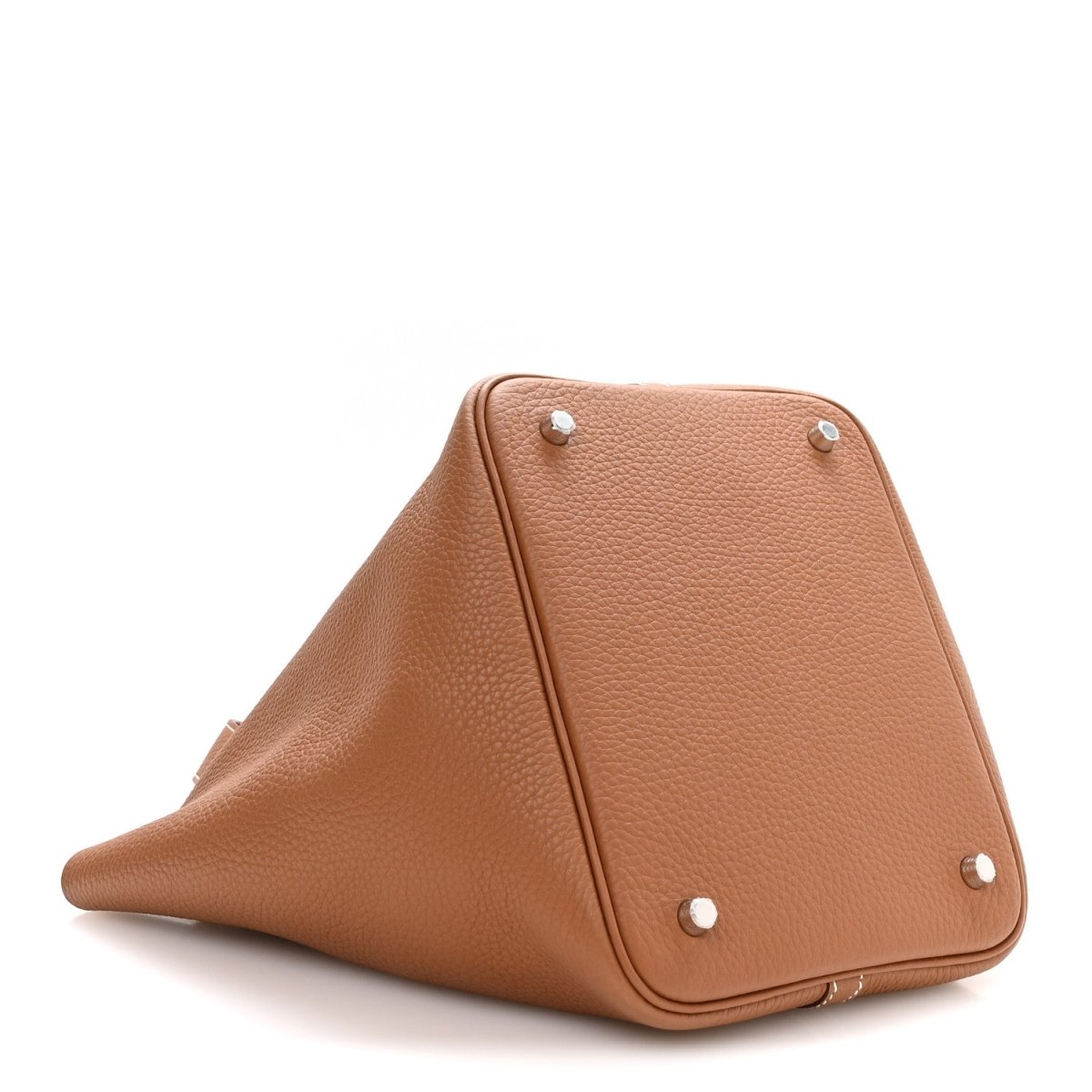 Taurillon Clemence Picotin Lock 22 MM Tote Gold - NEESTRA