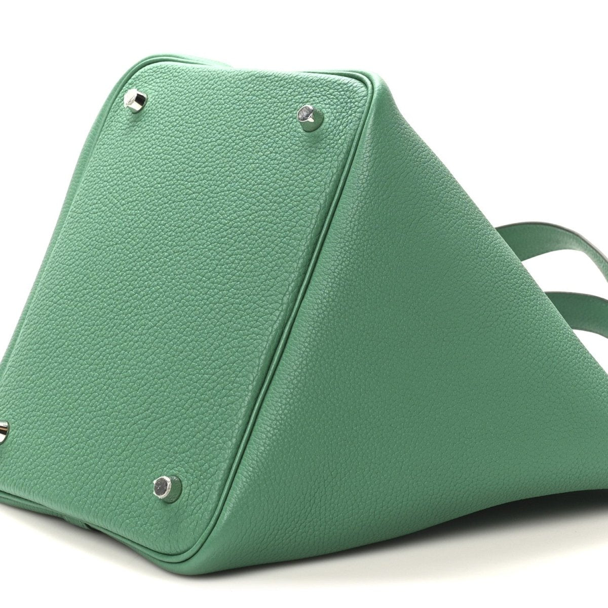 Taurillon Clemence Picotin Lock 22 MM Tote Vert Jade - NEESTRA
