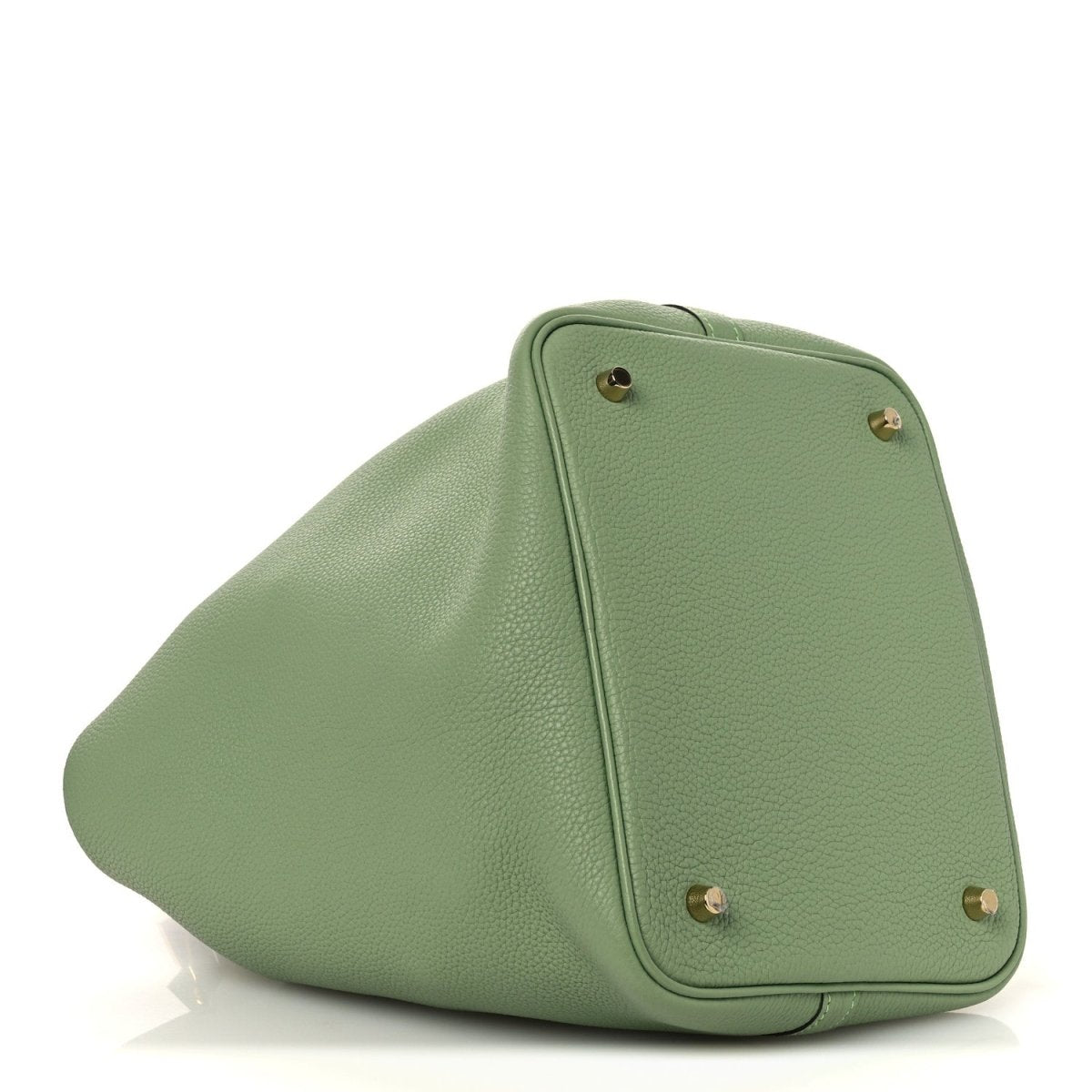 Taurillon Maurice Picotin Lock 22mm Vert Criquet Bucket Bag - NEESTRA